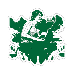 Open image in slideshow, Kiss-Cut Stickers - Aretha (Green)

