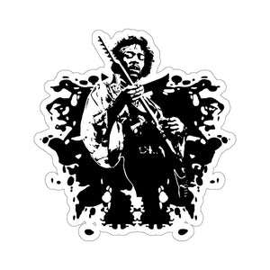 Open image in slideshow, Kiss-Cut Stickers - Jimi (Black)
