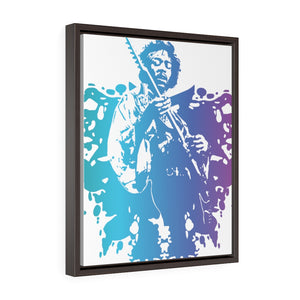 Open image in slideshow, Framed Premium Gallery Wrap Canvas - Jimi (Color)
