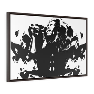 Open image in slideshow, Framed Premium Gallery Wrap Canvas - Bob (Black)
