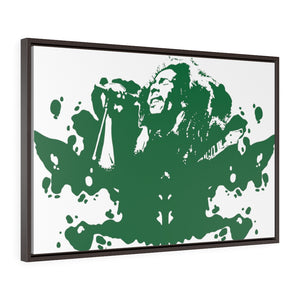 Open image in slideshow, Framed Premium Gallery Wrap Canvas - Bob (Green)
