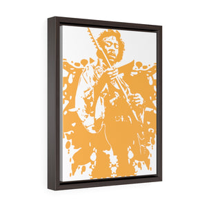 Open image in slideshow, Framed Premium Gallery Wrap Canvas - Jimi (Gold)
