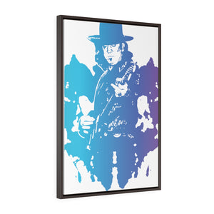 Open image in slideshow, Framed Premium Gallery Wrap Canvas - Stevie Ray (Color)
